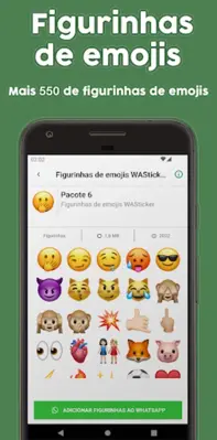 Emojis Stickers WASticker android App screenshot 2