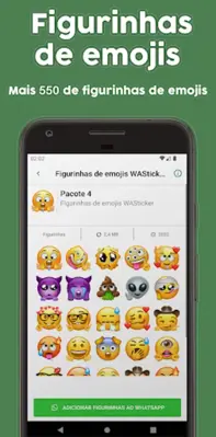 Emojis Stickers WASticker android App screenshot 4